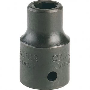 Image of Draper Expert 1/2" Drive Hi Torq Hexagon Impact Socket Metric 1/2" 10mm