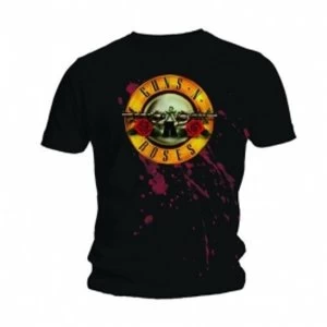 image of Guns N Roses Bullet Mens Black T-Shirt XX Large