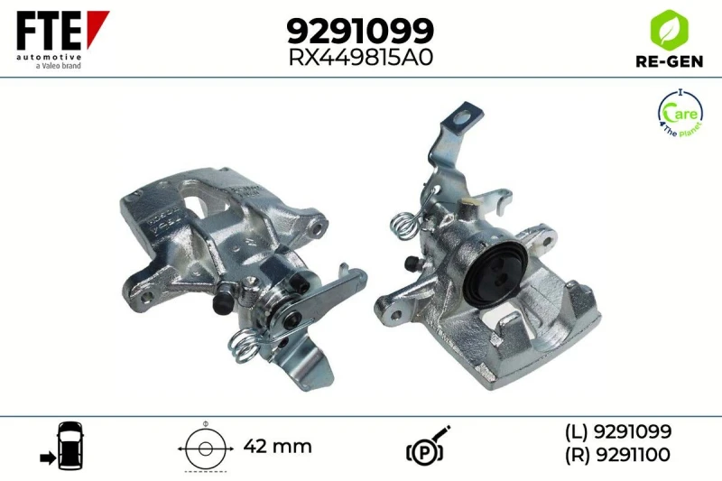 Image of Brake caliper FTE 9291099