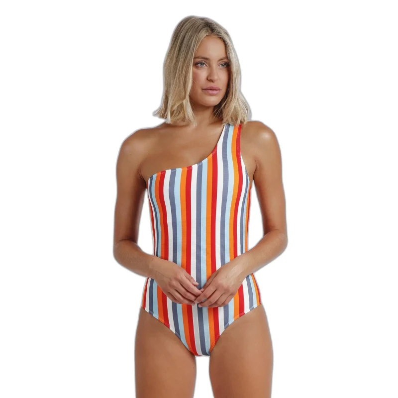 Image of Womens 1 Piece swimsuit Admas Sun Stripes Multicolore Female 40