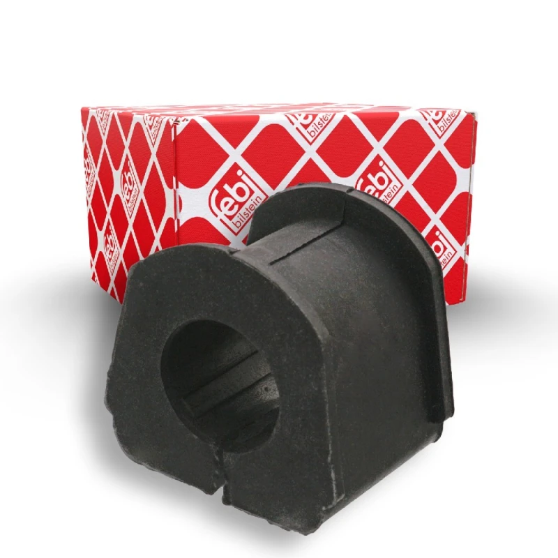 Image of FEBI BILSTEIN 41129 Stabilizer Bushes Rear Axle, Rubber Rubber Anti-roll Bar Bush Kit (1334)