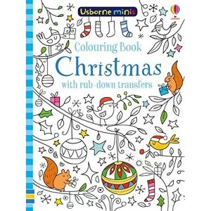 Image of Colouring Book Christmas with Rub-Down Transfers Paperback / softback 2018