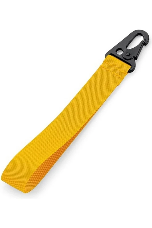 Image of Bagbase Key Clip in Yellow Yellow Unisex One Size