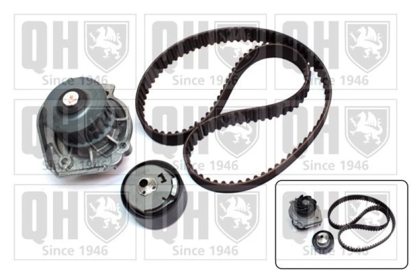 Image of QUINTON HAZELL Water pump and timing belt kit QUINTON HAZELL QBPK6331