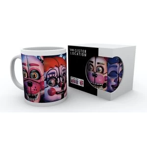 Image of Five Nights at Freddys Sister Location Faces Mug