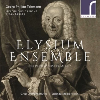 image of Georg Philipp Telemann Melodious Canons & Fantasias by Georg Philipp Telemann CD Album