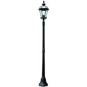 Image of Loops - Outdoor IP44 1 Bulb Lamp Post Black LED E27 100W Bulb Traditional d01127