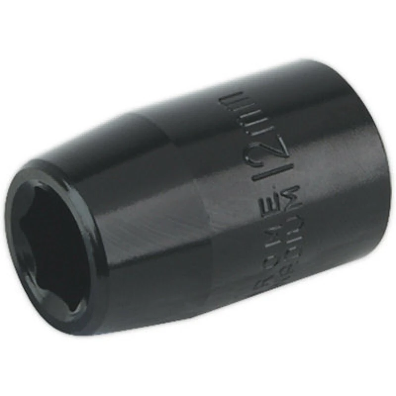 Image of Loops 12mm Forged Impact Socket - 1/2 Inch Sq Drive - Chrome-Vanadium Wrench Socket Multi