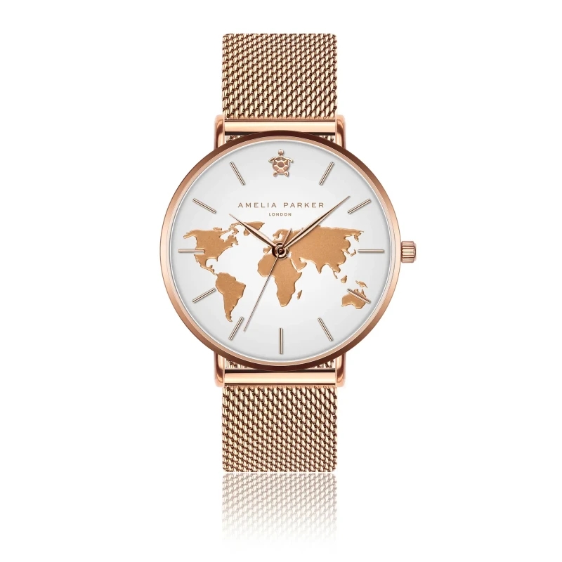 Image of Amelia Parker Womens watch Amelia Parker Vacation Mesh Dore Female 38 mm