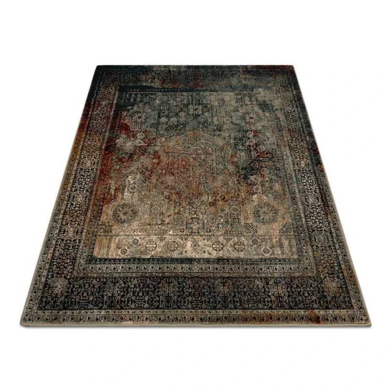 Image of RugsX Wool Omega Rug in Green Size: 170cm x 170cm Green Unisex 170cm x 170 cm