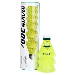 Yonex Mavis 300 Shuttles - Tube of 6 - Yellow