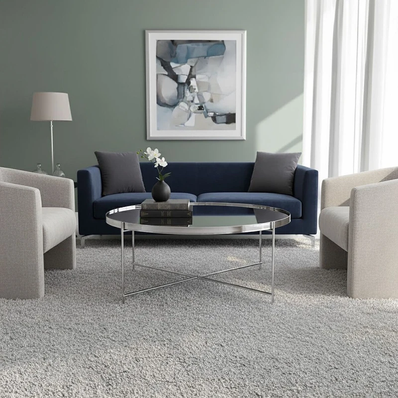 Image of Premier Housewares Allure Mirror Coffee Table Silver