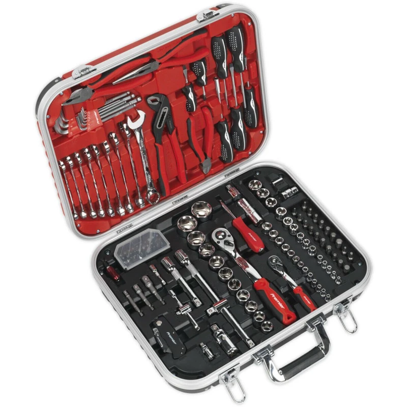 Image of Loops 136pc ULTIMATE Mechanic's Tool Kit - Socket & Ratchet Handle Spanner Screwdriver Multi