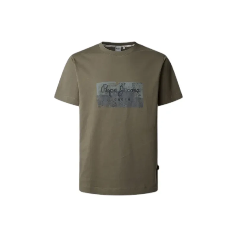 Image of Pepe Jeans T-Shirt Pepe Jeans Dalter Vert Unisex XS