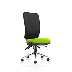 Image of Dynamic Independent Seat & Back Task Operator Chair Without Arms Chiro Myrrh Green Seat Without Headrest High Back