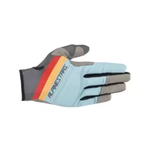 Image of Alpinestars Aspen Pro Mountain Bike Gloves in Anthracite Stillwater Red Och
