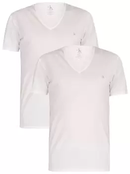 Image of 2 Pack CK One V-Neck T-Shirts