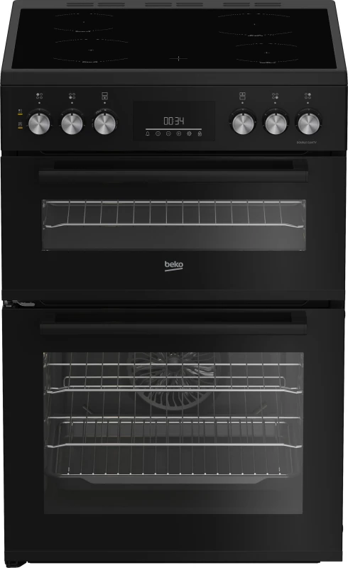 Image of Beko AeroPerfect FTC6731K 60cm Wide Single Oven Electric Cooker with Ceramic Hob - Black - A Rated