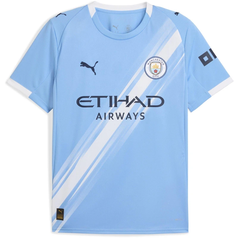 Image of Puma Manchester City FC Home Football Jersey sky blue Men S;M;L;XL;XXL