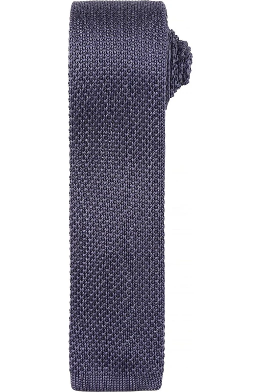Image of Premier Premier Men Slim Textured Knit Effect Tie Pack of 2 in Dark Grey Dark Grey One Size Male 5059269154394