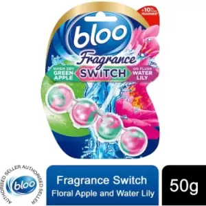 image of Bloo Fragrance Switch Floral Apple and Water Lily Toilet Rim Block