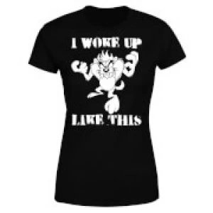 Image of Looney Tunes I Woke Up Like This Womens T-Shirt - Black