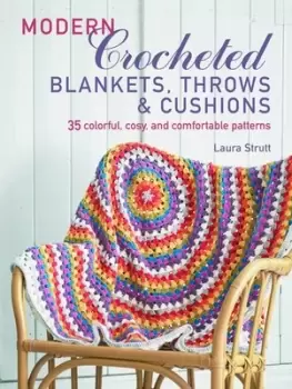 Image of Modern crocheted blankets throws & cushions by Laura Strutt