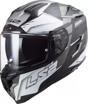 Image of LS2 FF327 Challenger Allert Helmet, silver, Size L, silver, Size L