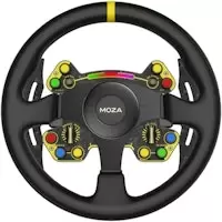 image of MOZA Racing RS O Racing Wheel with Genuine Nappa Leather Grips