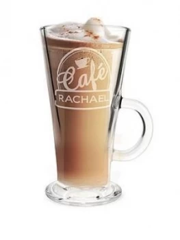 image of Personalised Bistro Latte Glass, Women