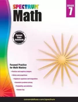 Image of Spectrum Math Workbook, Grade 7 by Spectrum