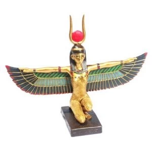 Image of Gold Egyptian Winged Isis Figurine