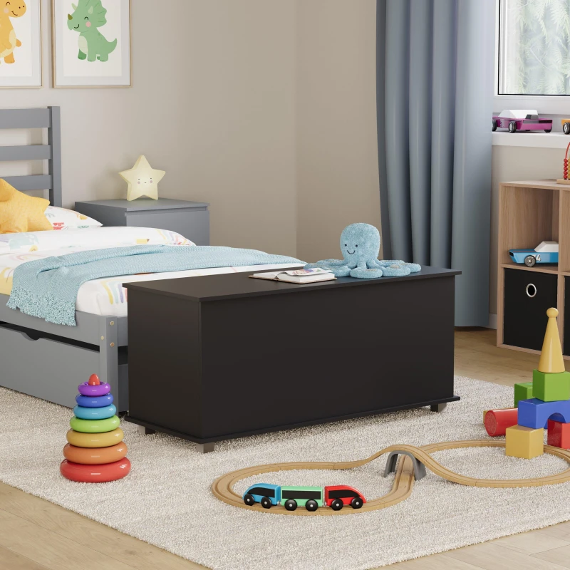 Image of Lassic Leon Storage Ottoman Toy Box Black unisex One Size