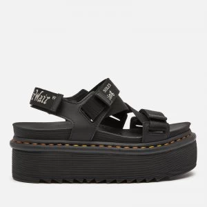 Image of Dr. Martens Womens Kimber Quad Sandals - Black - UK 3