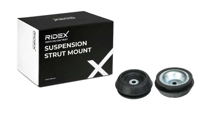Image of RIDEX 1180S1058 Top strut mount Front Axle Suspension Strut Support Bearing (1180)