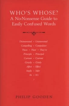 Image of Whos Whose by Philip Gooden Hardback