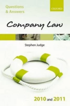 Image of Company Law 2010 and 2011 by Steve Judge Book