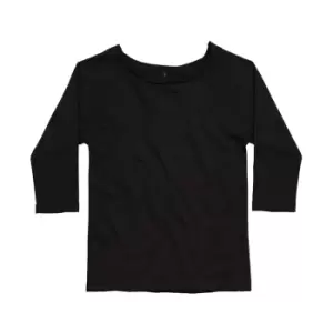 image of Mantis Womens/Ladies Flash Dance Sweatshirt (L) (Black)