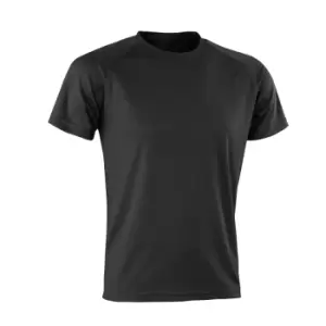 Image of Spiro Mens Aircool T-Shirt (XL) (Black)