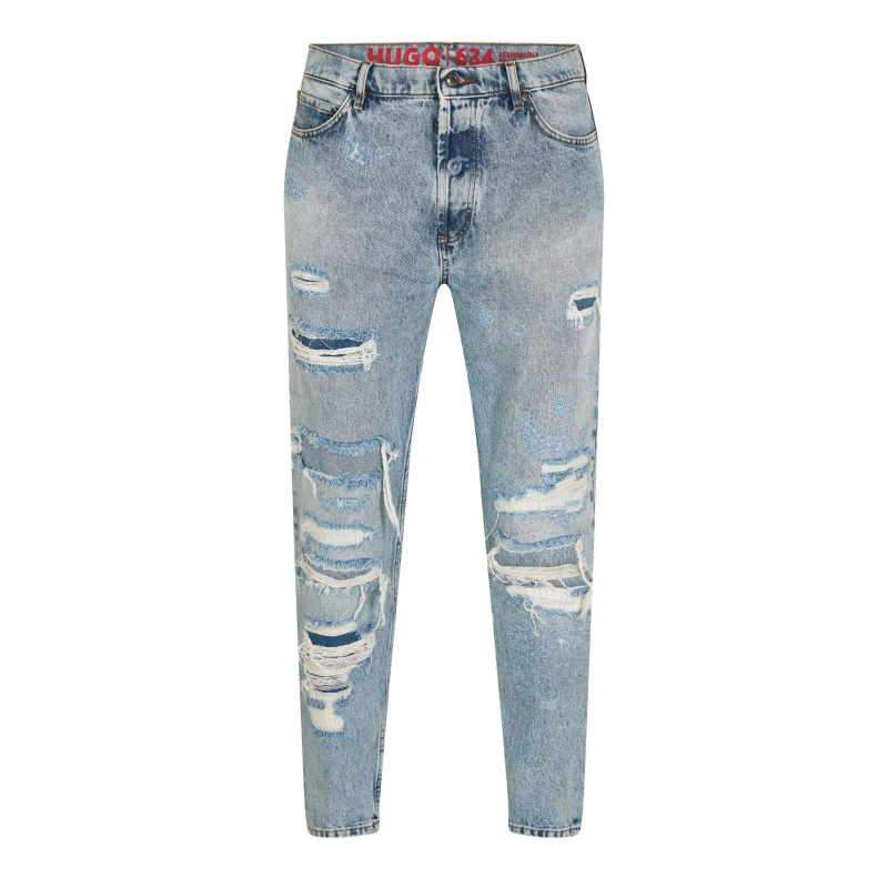 Image of Hugo Mens 634 1025 Slim Fit Jeans Pastel Blue male 29W R