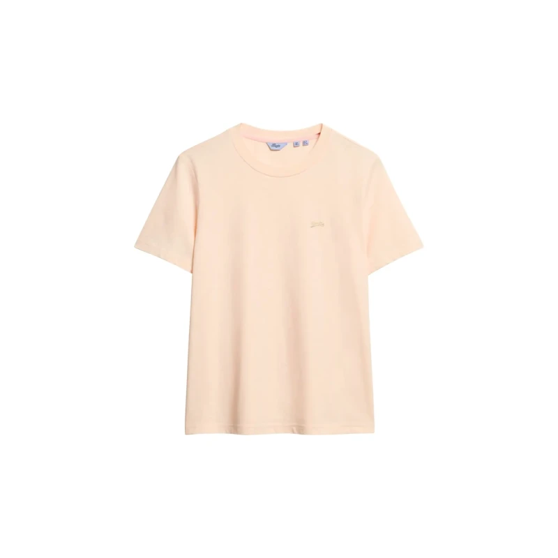 Image of Superdry Womens T-Shirt Superdry Essential Logo Slub Rose Female S