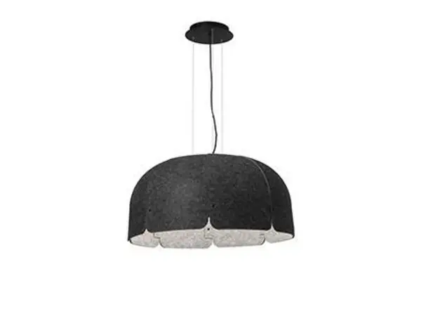 image of Mute LED Pendant Dark Grey Brown 36W Dimmable