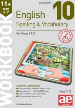 Image of 11+ Spelling and Vocabulary Workbook 10 by Stephen C Curran Paperback