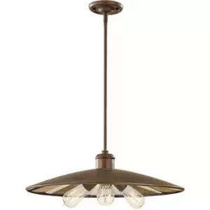 Image of Loops - 3 Bulb Ceiling Pendant Light Fitting Astral Bronze LED E27 60W Bulb