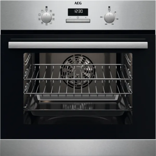 image of AEG BCX23101EM 59.4cm Built In Electric Single Oven Stainless