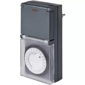 Image of Brennenstuhl 1506460 Timer/power strip analogue 24h mode IP44