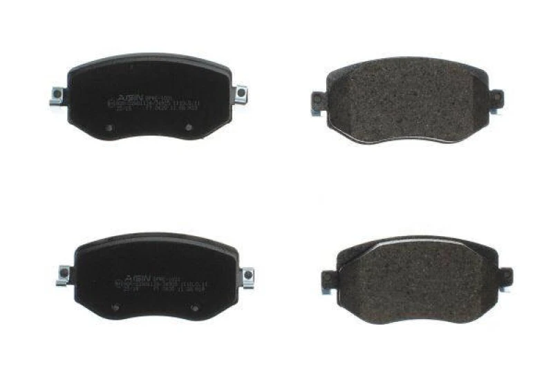 Image of AISIN BPRE-1021 Brake pad set Premium ADVICS by AISIN excl. wear warning contact Brake Pad Set,disc brake (402)