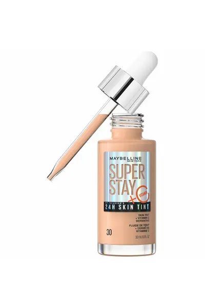 image of Maybelline Super Stay up to 24H Skin Tint Foundation + Vitamin C 30