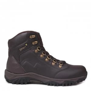 Image of Gelert Leather Mens Walking Boots - Brown