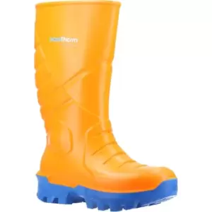 Image of Nora Max Unisex Adult Noratherm S5 PU Safety Boots (10.5 UK) (Orange/Blue)